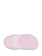 Crocs Pink Kids Classic Crocband Clogs - Image 7 of 7