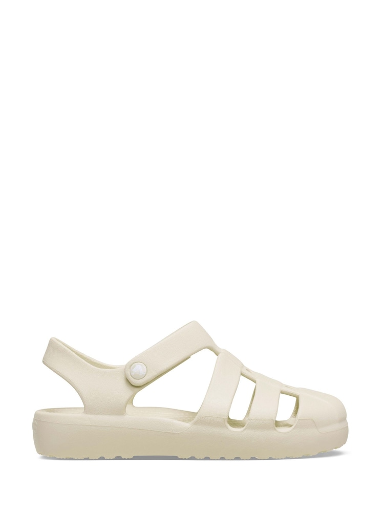 Crocs Cream Kids Fisherman Sandals - Image 1 of 7