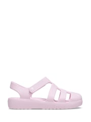 Crocs Ballerina Pink Kids Fisherman Sandals - Image 1 of 7