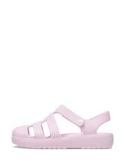 Crocs Ballerina Pink Kids Fisherman Sandals - Image 2 of 7