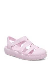 Crocs Ballerina Pink Kids Fisherman Sandals - Image 3 of 7