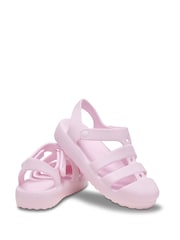 Crocs Ballerina Pink Kids Fisherman Sandals - Image 5 of 7