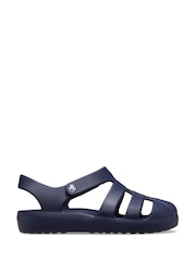Crocs Navy Kids Fisherman Sandals - Image 1 of 7