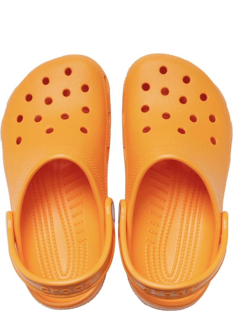 Crocs Orange Zing Kids Unisex Classic Clogs - Image 4 of 8
