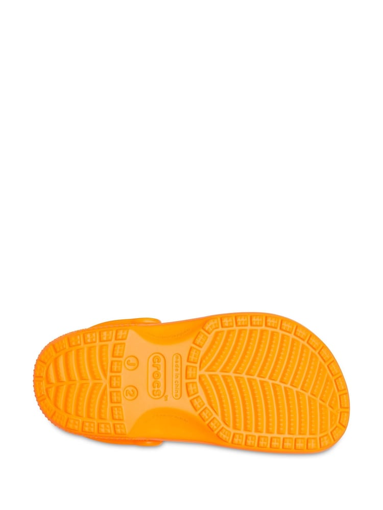Crocs Orange Zing Kids Unisex Classic Clogs - Image 6 of 8
