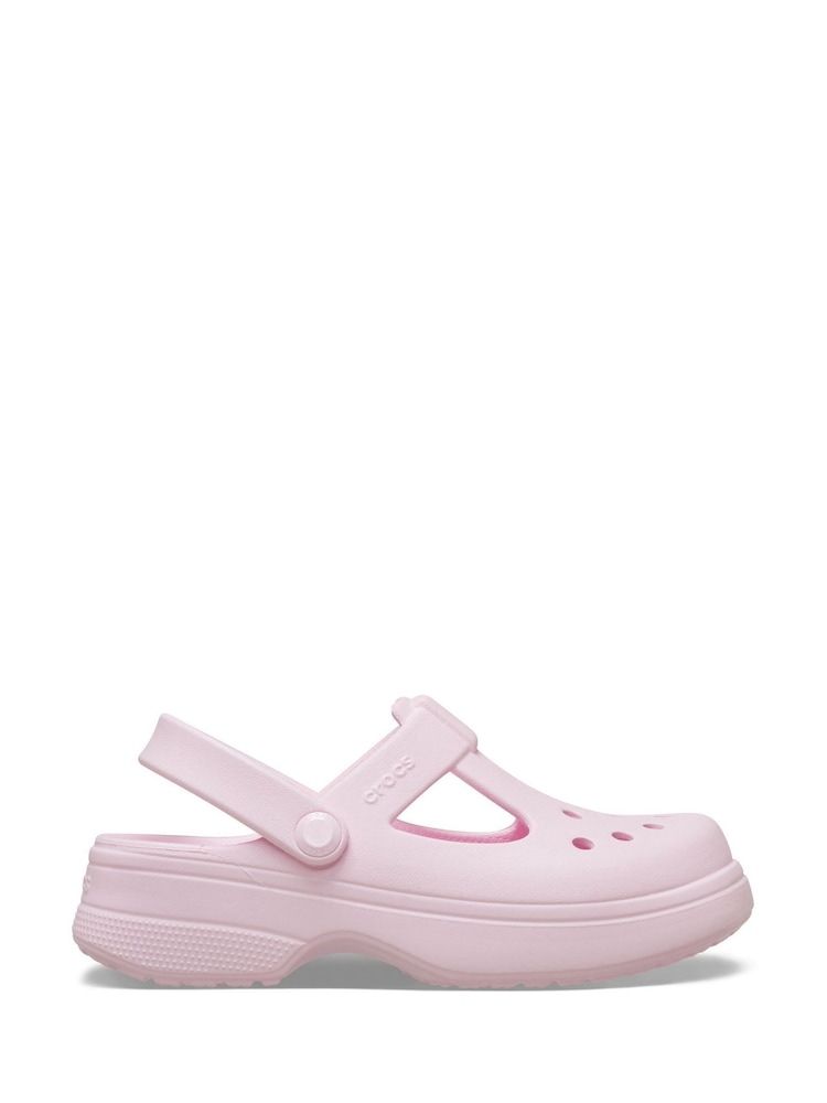 Crocs Pink Milk Kids MJ Clogs - Image 1 of 7