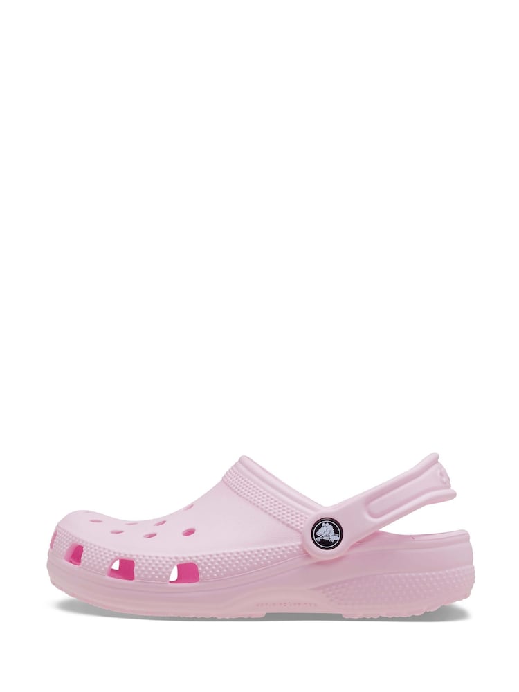 Crocs Pink MIlk Toddler Classic Clogs - Image 6 of 7