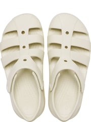 Crocs Sandstone Toddler Classic Fisherman Sandals - Image 7 of 7