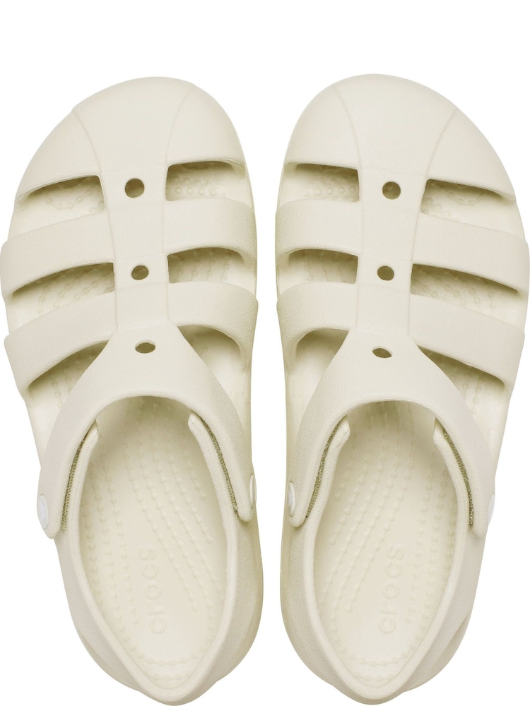 Crocs Sandstone Toddler Classic Fisherman Sandals - Image 7 of 7