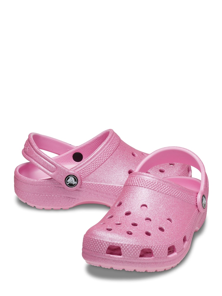 Crocs Toddler Classic Glitter Clog Shoes - Image 4 of 7