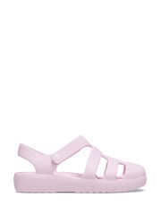 Crocs Pink MIlk Toddler Classic Fisherman Sandals - Image 1 of 7