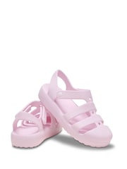 Crocs Pink MIlk Toddler Classic Fisherman Sandals - Image 4 of 7