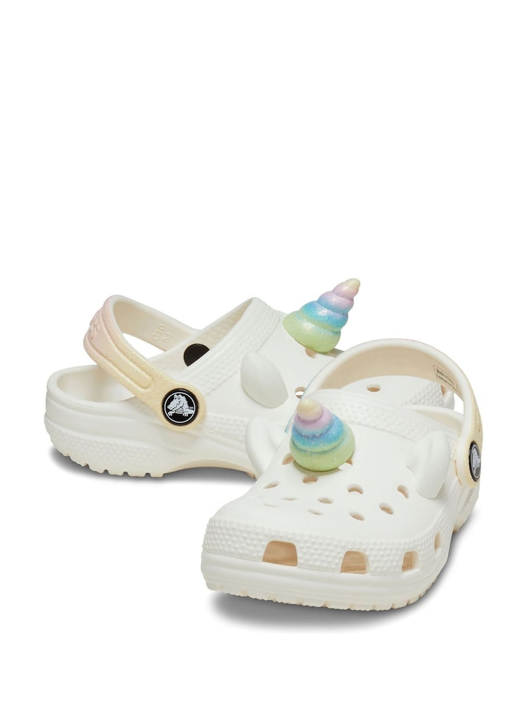 licorne - Crocs Toddler Classic Unicorn Sabots - Image 3 of 6