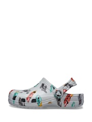 Crocs Grey Toddler Race Car Clogs - Image 2 of 7