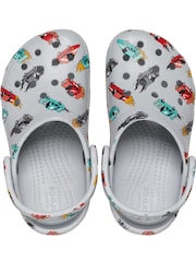 Crocs Grey Toddler Race Car Clogs - Image 6 of 7