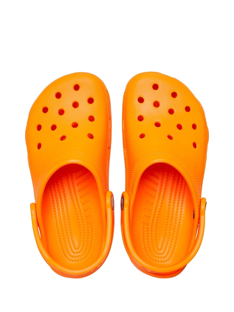Crocs Orange Zing Toddler Classic Clogs - Image 5 of 7