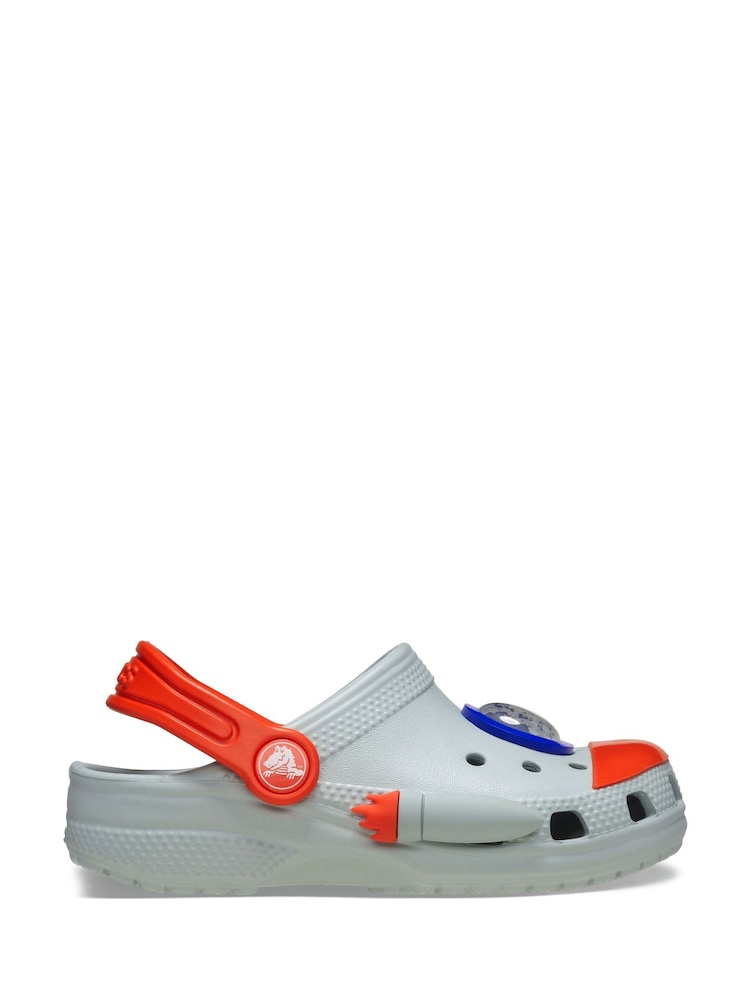 Серый - Crocs Toddler Classic Unicorn сабо - Изображение 1 из 7