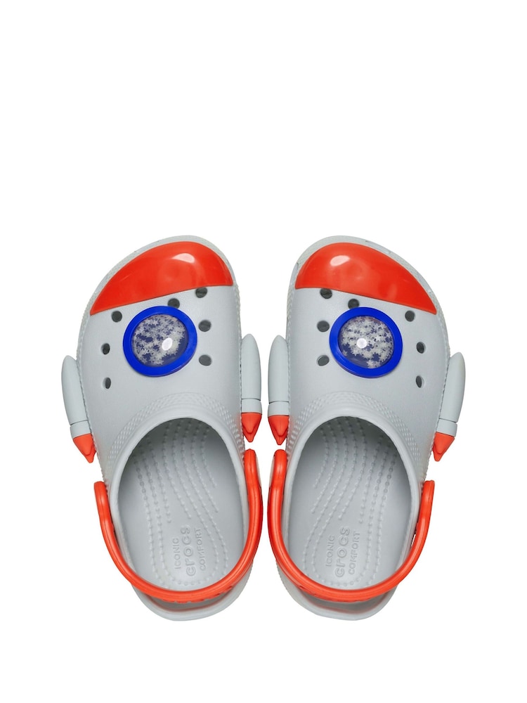 Серый - Crocs Toddler Classic Unicorn сабо - Изображение 7 из 7