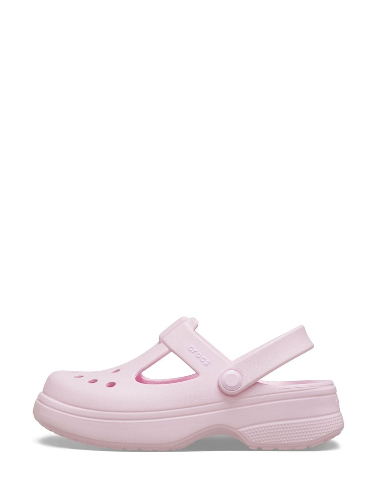 Crocs Pink Milk Toddler Classic Unicorn Clogs - Image 2 of 7