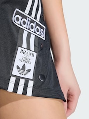 adidas Originals Black Reconstructed Adibreak Mini Skirt - Image 4 of 6
