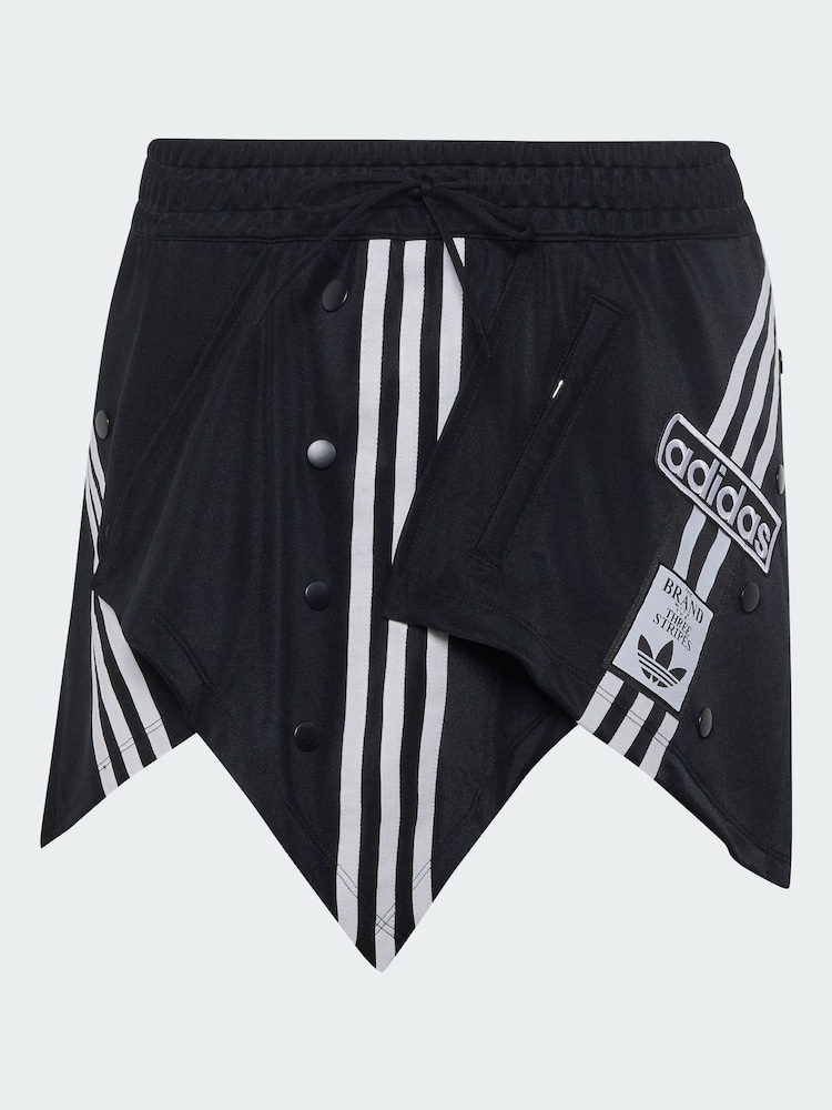 adidas Originals Black Reconstructed Adibreak Mini Skirt - Image 6 of 6