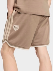 adidas Cream Marvel Spider-Man Mesh Shorts - Image 5 of 6