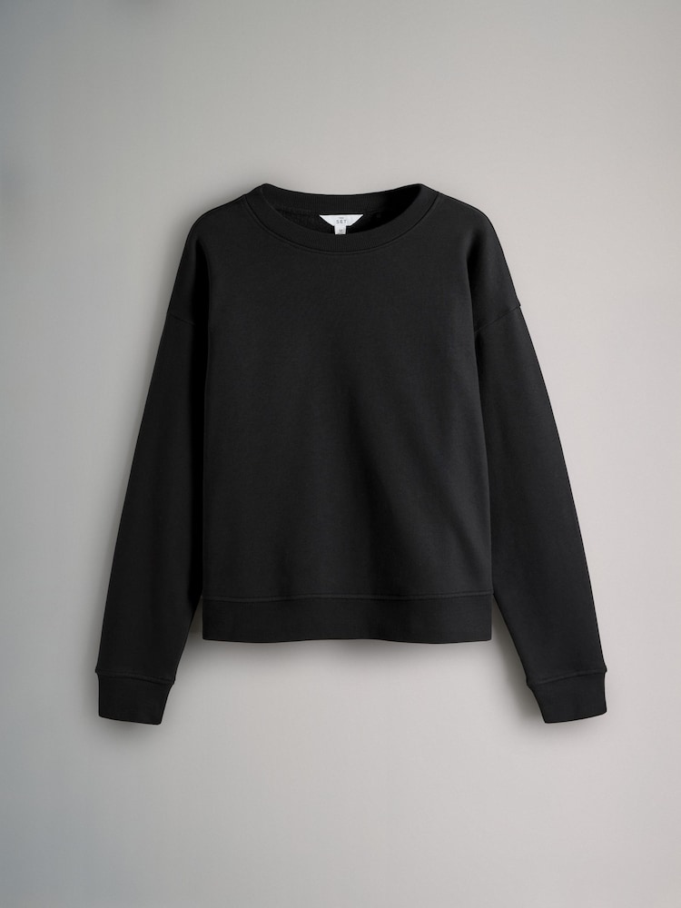 The Set Black 2 Piece Sweatshirt / Cuffed Joggers Coord - Image 2 of 6