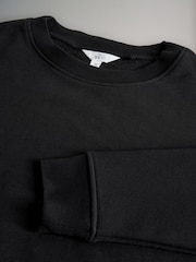 The Set Black 2 Piece Sweatshirt / Cuffed Joggers Coord - Image 4 of 6