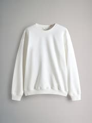 The Set White/Red/Navy Blue 3 Pack Relaxed Crew Neck Sweatshirt - Image 4 of 6
