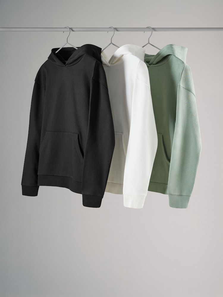 The Set – Hoodies in lockerer Passform im 3er-Pack - Bild 1 von 3 The Set – Hoodies in lockerer Passform im 3er-Pack - Bild 1 von 3