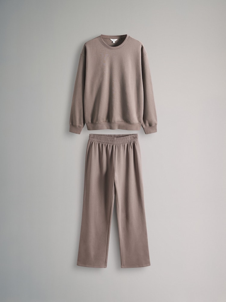 The Set 2-teiliges Set mit Sweatshirt und Jogginghose mit weitem Bein - Bild 2 von 12 The Set 2-teiliges Set mit Sweatshirt und Jogginghose mit weitem Bein - Bild 2 von 12