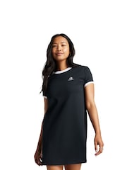 Converse Black Star Chevron Longline 100% Cotton Dress - Image 1 of 5