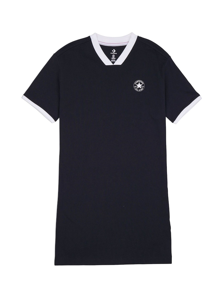 Converse Black Star Chevron Longline 100% Cotton Dress - Image 5 of 5