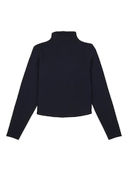 Converse Black Black Half Zip Long Sleeve Sweatshirt - Image 6 of 6