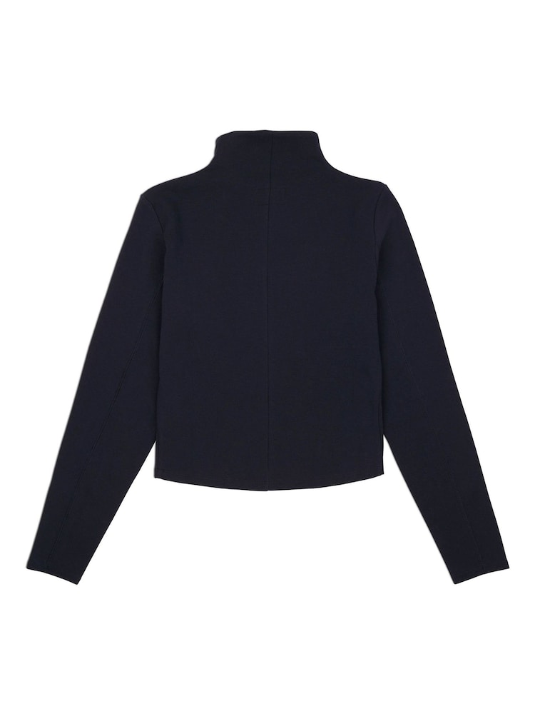 Converse Black Black Half Zip Long Sleeve Sweatshirt - Image 6 of 6