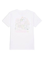 Футболка из 100% хлопка с принтом Converse Flower Garden - Изображение 1 из 2