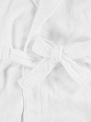 Polo Ralph Lauren White 100% Cotton Plush Terry Bath Robe Dressing Gown - Image 3 of 4