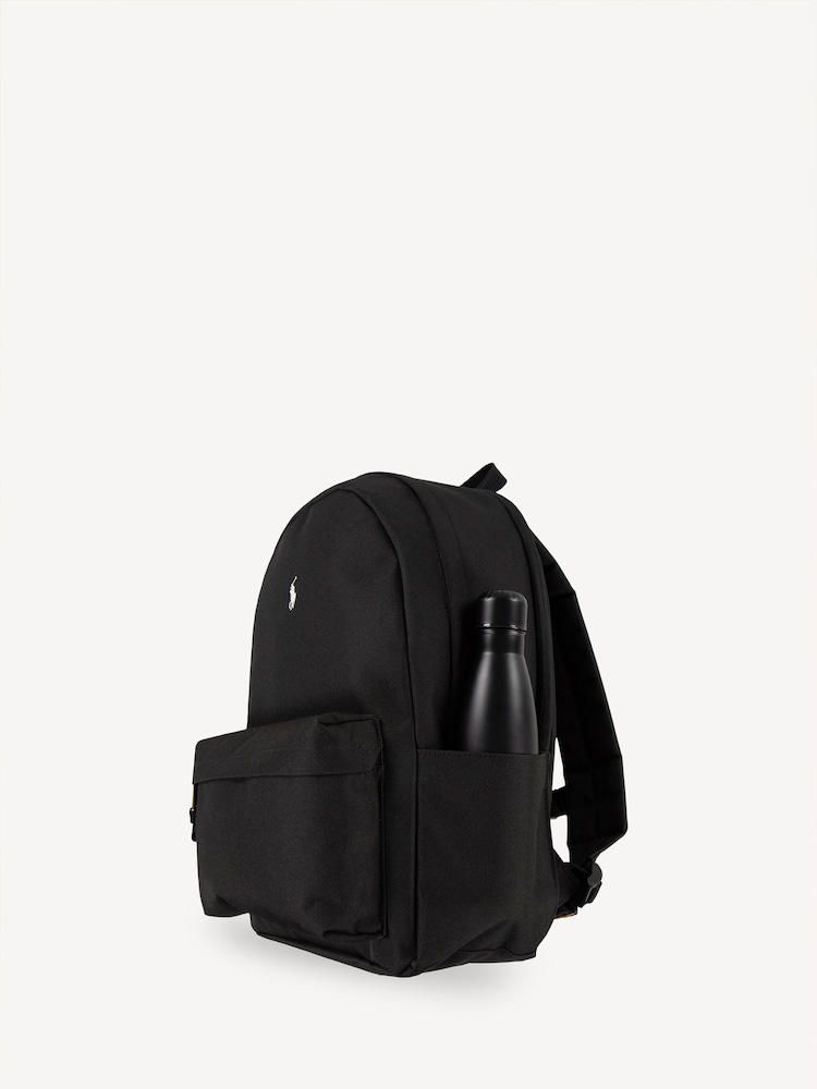 Polo Ralph Lauren Black Logo Colourblock Backpack - Image 6 of 10