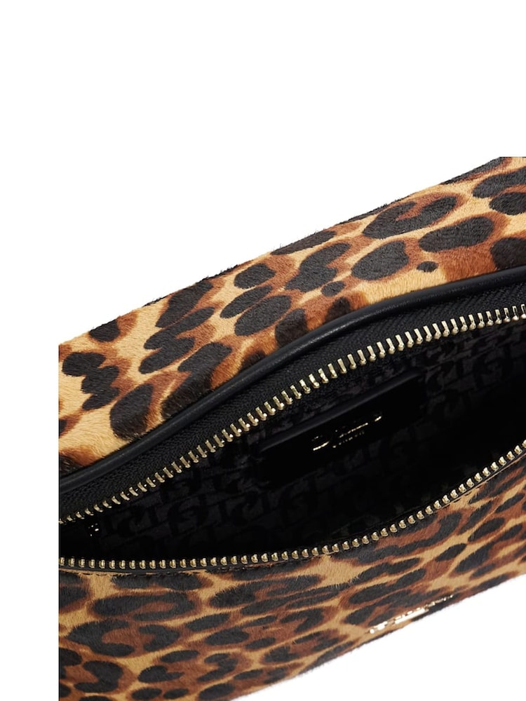 Dune London Animal Small Dent Curved Cross-Body Bag - Image 4 of 4 Dune London Animal Small Dent Curved Cross-Body Bag - Image 4 of 4