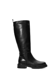 Dune London Black Tilings Knee High Boots - Image 2 of 6