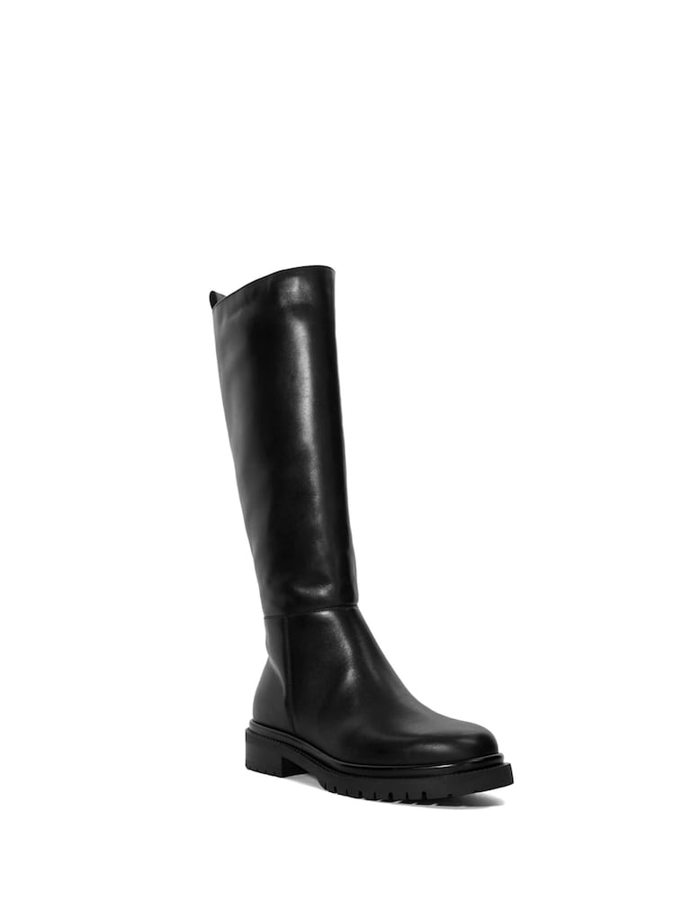Dune London Black Tilings Knee High Boots - Image 3 of 6