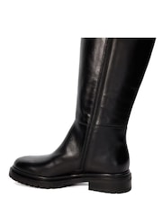 Dune London Black Tilings Knee High Boots - Image 6 of 6