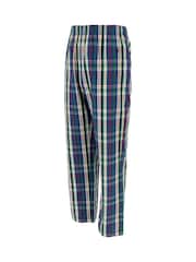 Polo Ralph Lauren Blue T-Shirt & Woven Check 100% Cotton Pyjama Set - Image 3 of 4