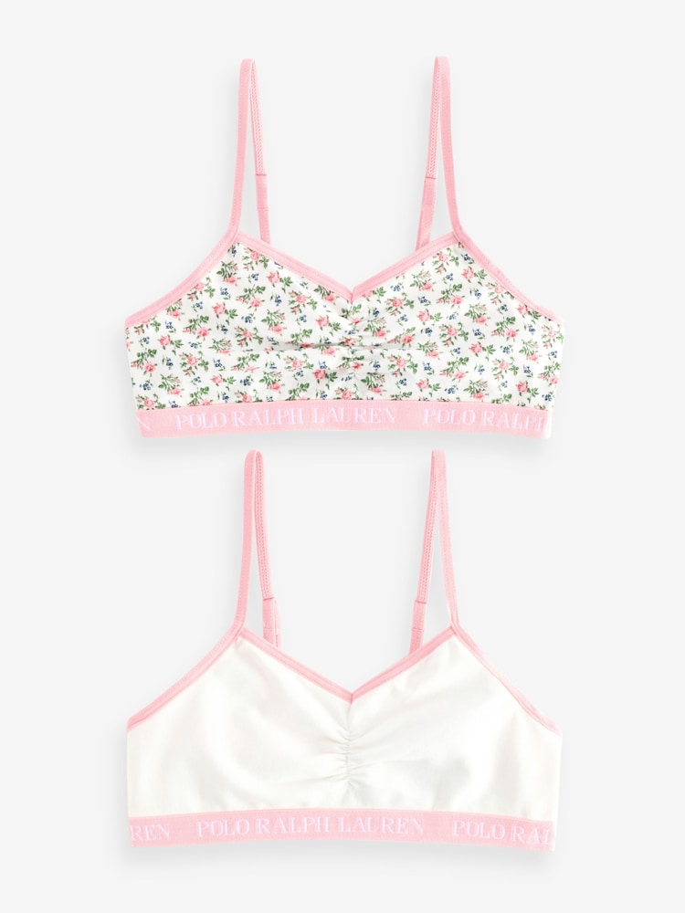 Polo Ralph Lauren Logo Floral Bralettes 2 Pack - Bild 1 von 3