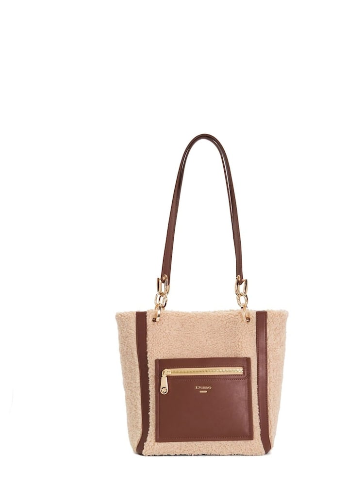 Dune London Natural Duckie Medium Bucket Bag - Image 2 of 5