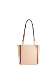 Dune London Natural Duckie Medium Bucket Bag - Image 3 of 5
