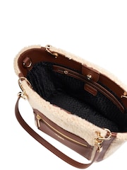 Dune London Natural Duckie Medium Bucket Bag - Image 4 of 5