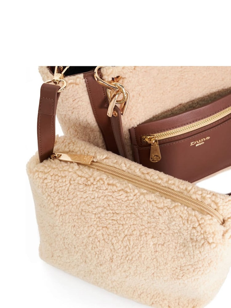 Dune London Natural Duckie Medium Bucket Bag - Image 5 of 5
