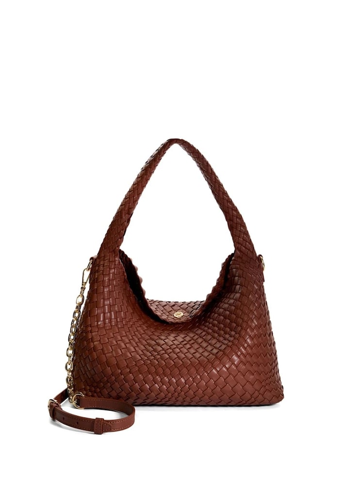 Dune London Natural Large Deliberate Woven Slouch Bag - Image 3 of 6
