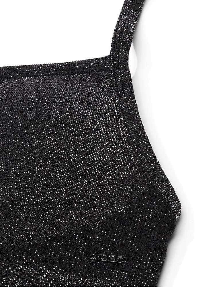 Victoria's Secret PINK Black Shine Sports Bra - Image 4 of 4
